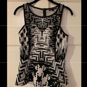 Black & White formal top